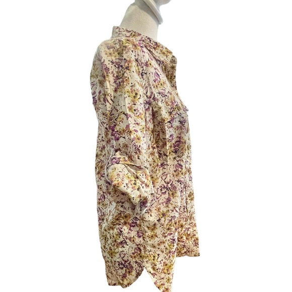 Eddie Bauer. 100% Cotton. Gorgeous 🤩🤩 floral button down. Lightweight - Picture 10 of 15